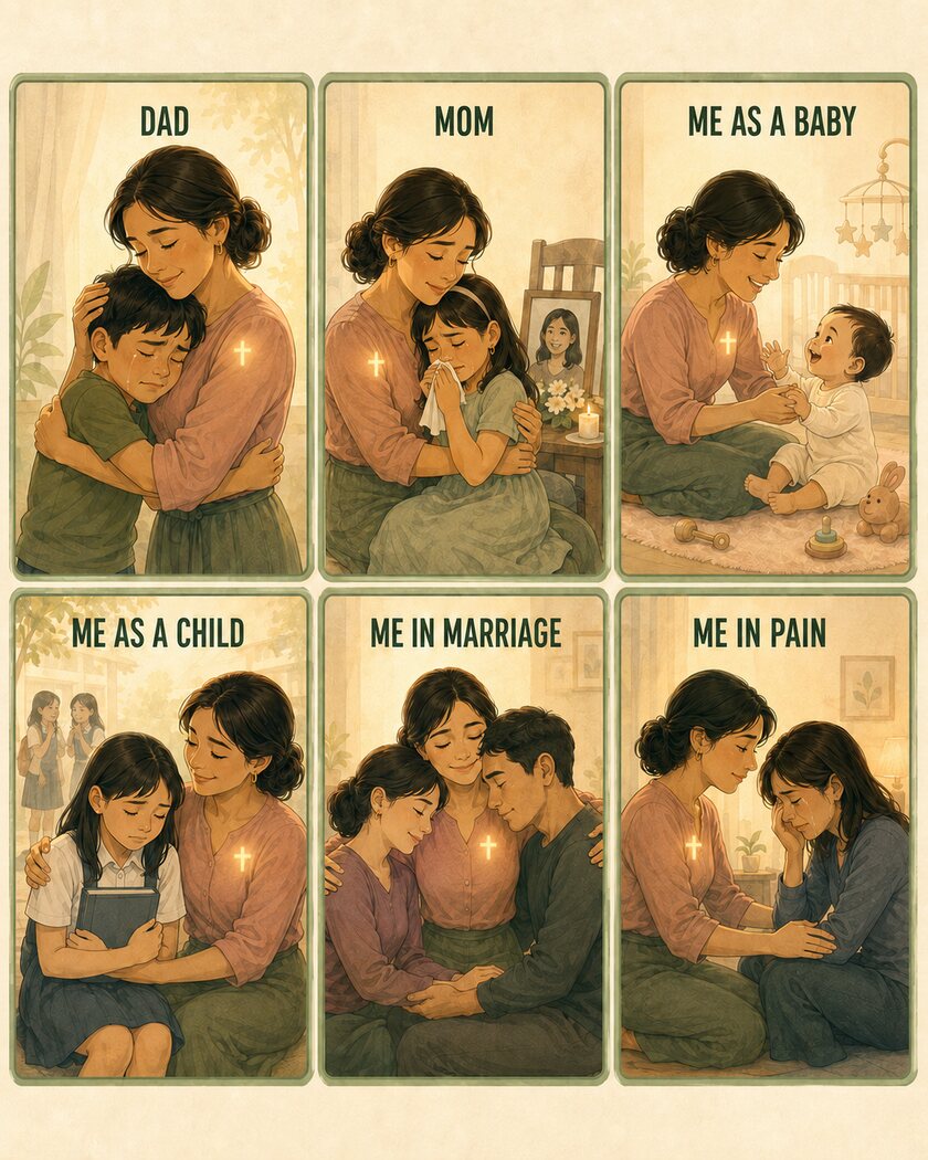 A woman extending Christ-centered grace into six memories